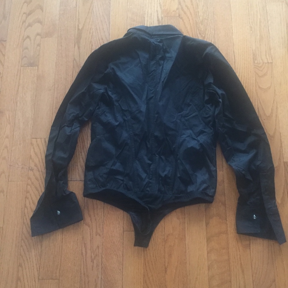 Moda Nternatilonal Black Button Down Shirts S:S. - image 4